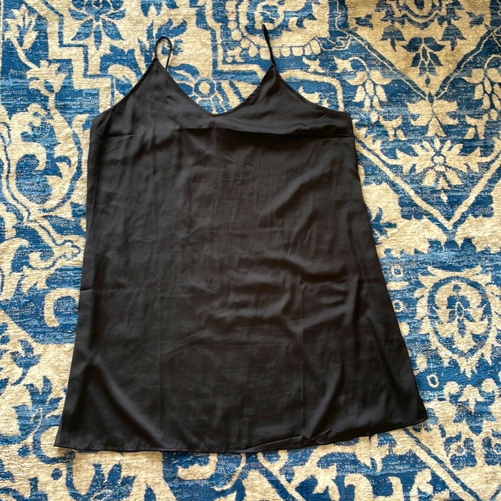 Stars Above black v-neck slip dress